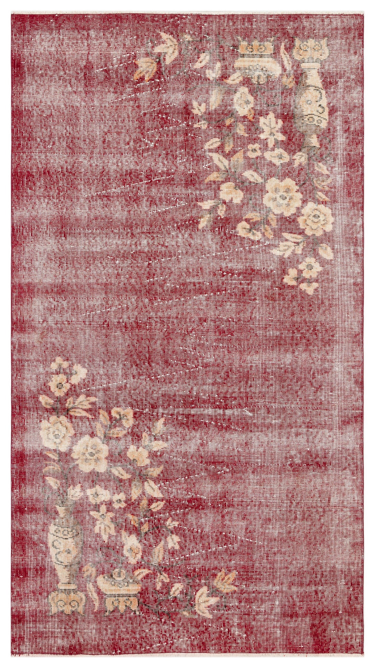 Naturel Over Dyed Vintage Rug 3&#39;10&#39;&#39; x 6&#39;10&#39;&#39; ft 116 x 208 cm