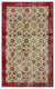 Retro Design Floral Over Dyed Vintage Rug 4'8'' x 7'8'' ft 142 x 233 cm