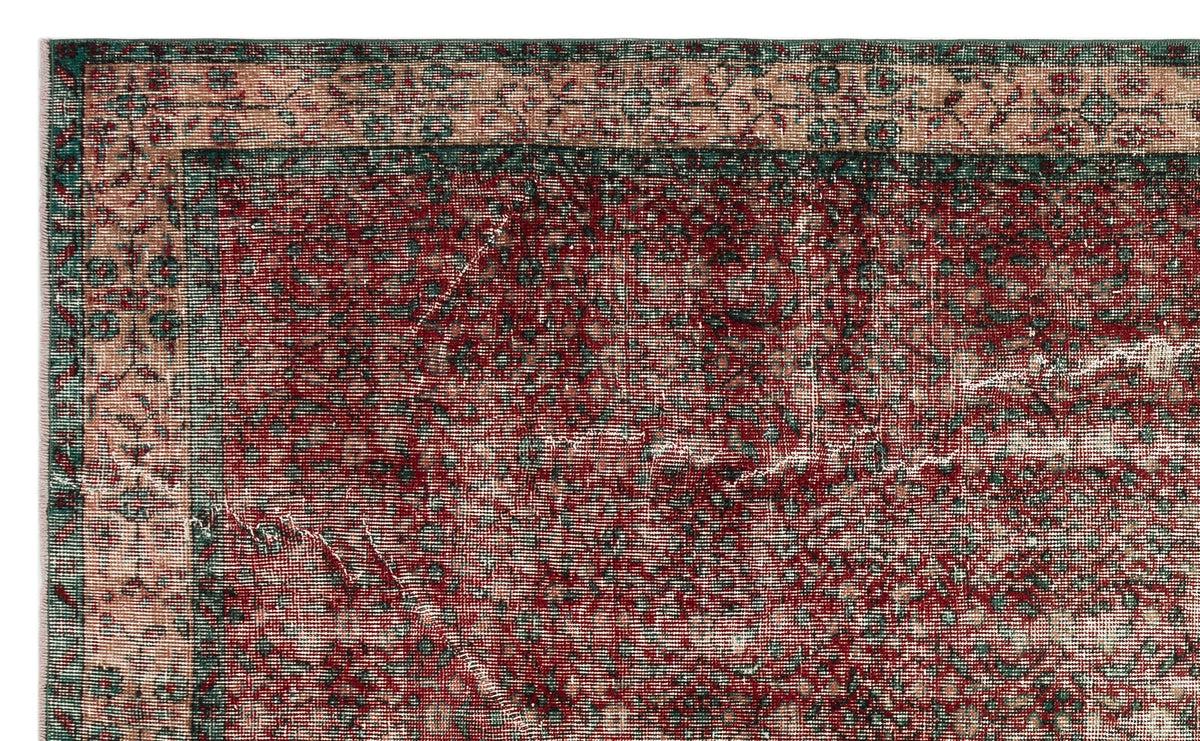 Retro Design Naturel Over Dyed Vintage Rug 5&#39;7&#39;&#39; x 9&#39;2&#39;&#39; ft 170 x 280 cm