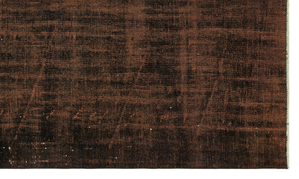 Black Over Dyed Vintage Rug 5'1'' x 8'7'' ft 156 x 262 cm