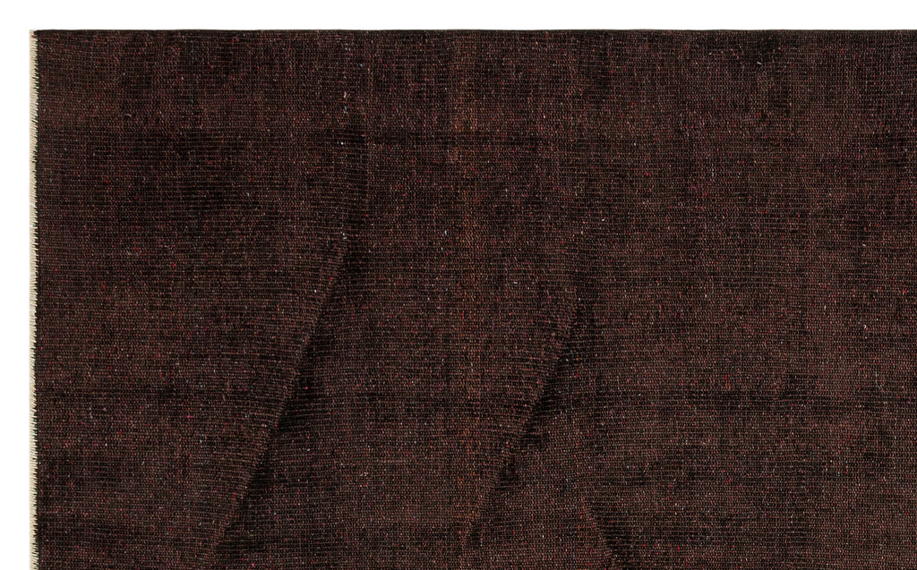 Black Over Dyed Vintage Rug 5'8'' x 8'10'' ft 173 x 269 cm
