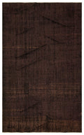 Black Over Dyed Vintage Rug 5'8'' x 8'10'' ft 173 x 269 cm