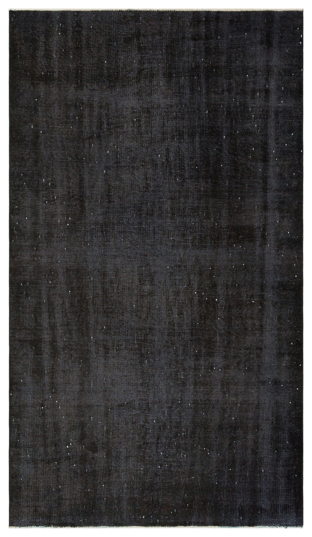 Black Over Dyed Vintage Rug 5'3'' x 8'10'' ft 160 x 270 cm