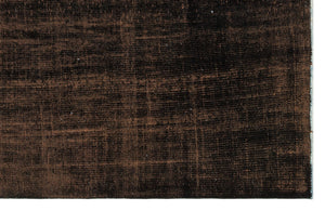 Black Over Dyed Vintage Rug 5'1'' x 7'9'' ft 155 x 237 cm