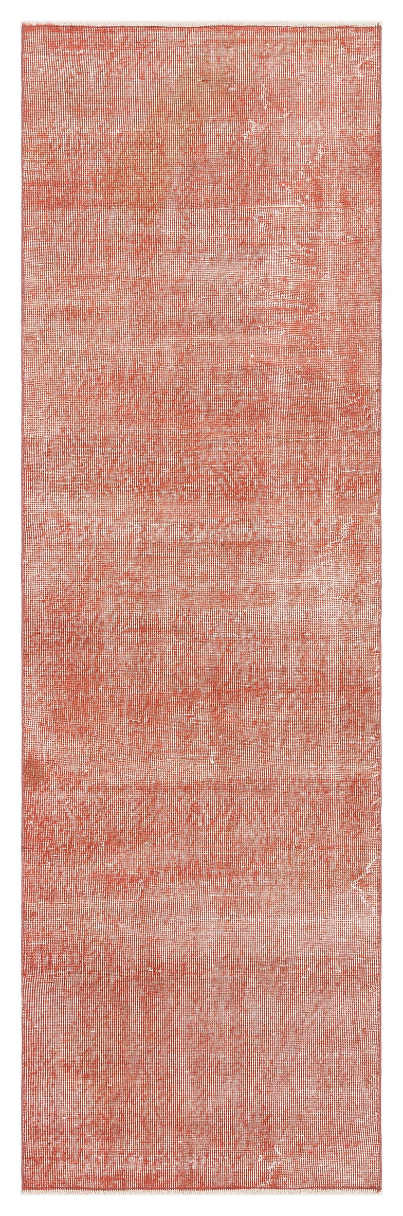 Orange Over Dyed Vintage Runner 2'7'' x 8'2'' ft 79 x 250 cm