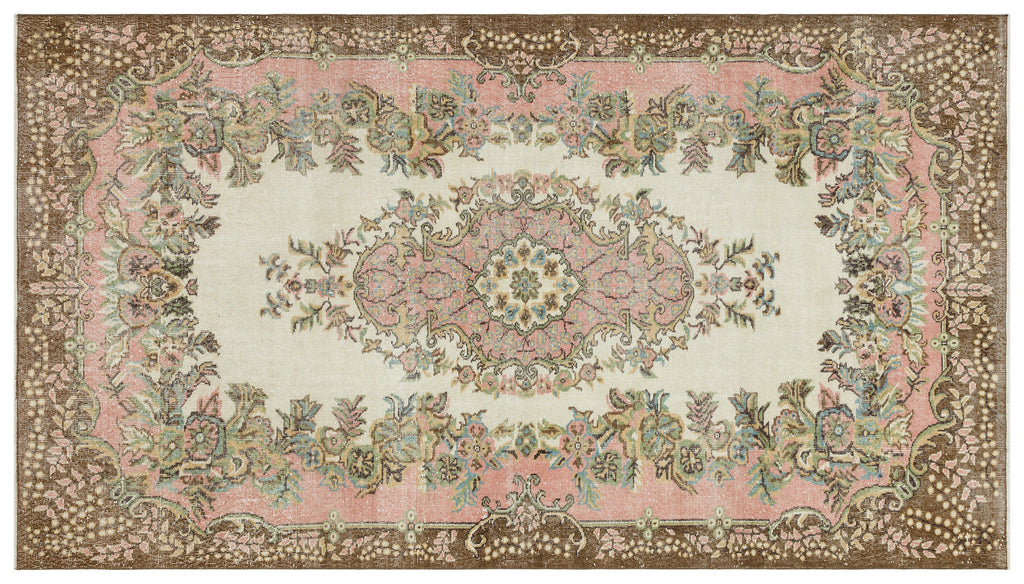 Naturel Over Dyed Vintage Rug 6'0'' x 10'5'' ft 183 x 317 cm