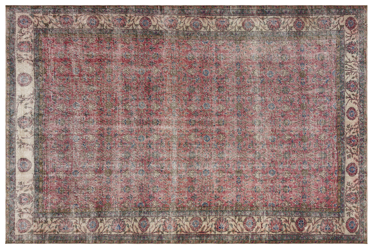 Naturel Over Dyed Vintage Rug 7&#39;2&#39;&#39; x 10&#39;7&#39;&#39; ft 219 x 323 cm