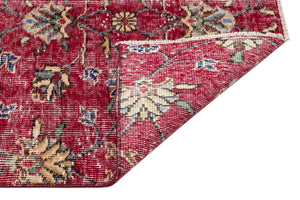 Naturel Over Dyed Vintage Rug 5'2'' x 8'6'' ft 157 x 260 cm