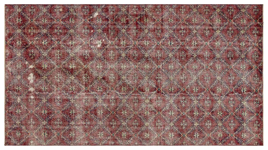 Naturel Over Dyed Vintage Rug 4'11'' x 8'9'' ft 149 x 267 cm