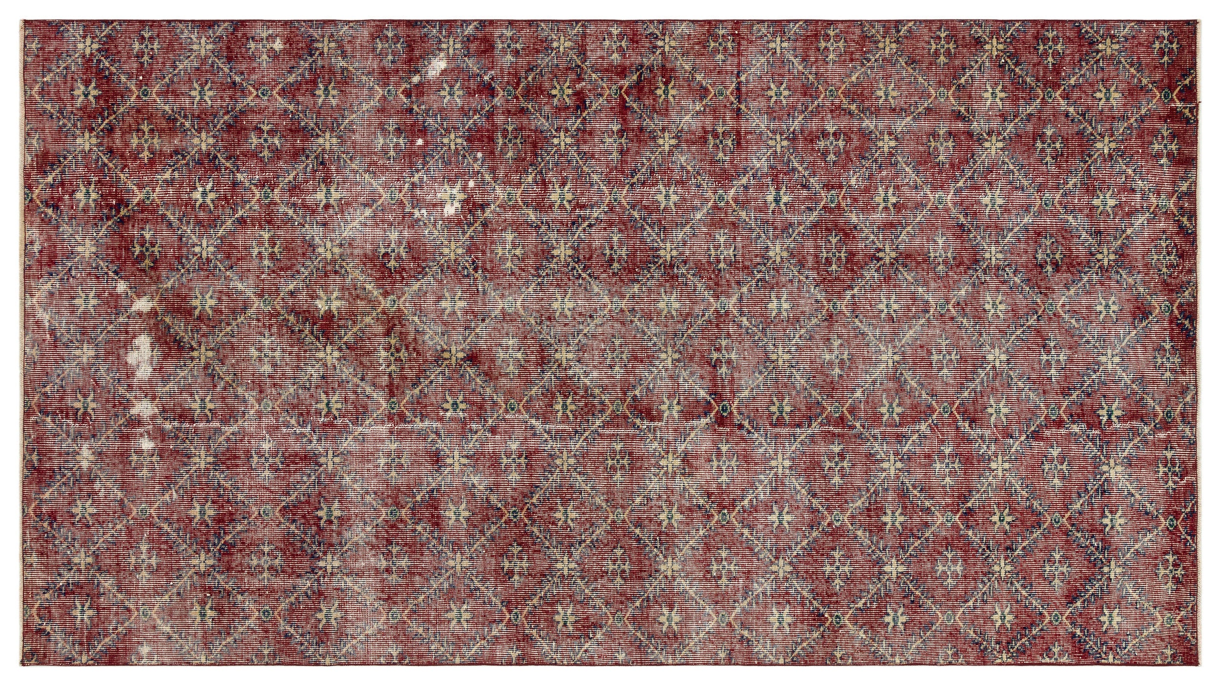 Naturel Over Dyed Vintage Rug 4'11'' x 8'9'' ft 149 x 267 cm