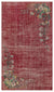 Naturel Over Dyed Vintage Rug 4'10'' x 8'5'' ft 148 x 256 cm