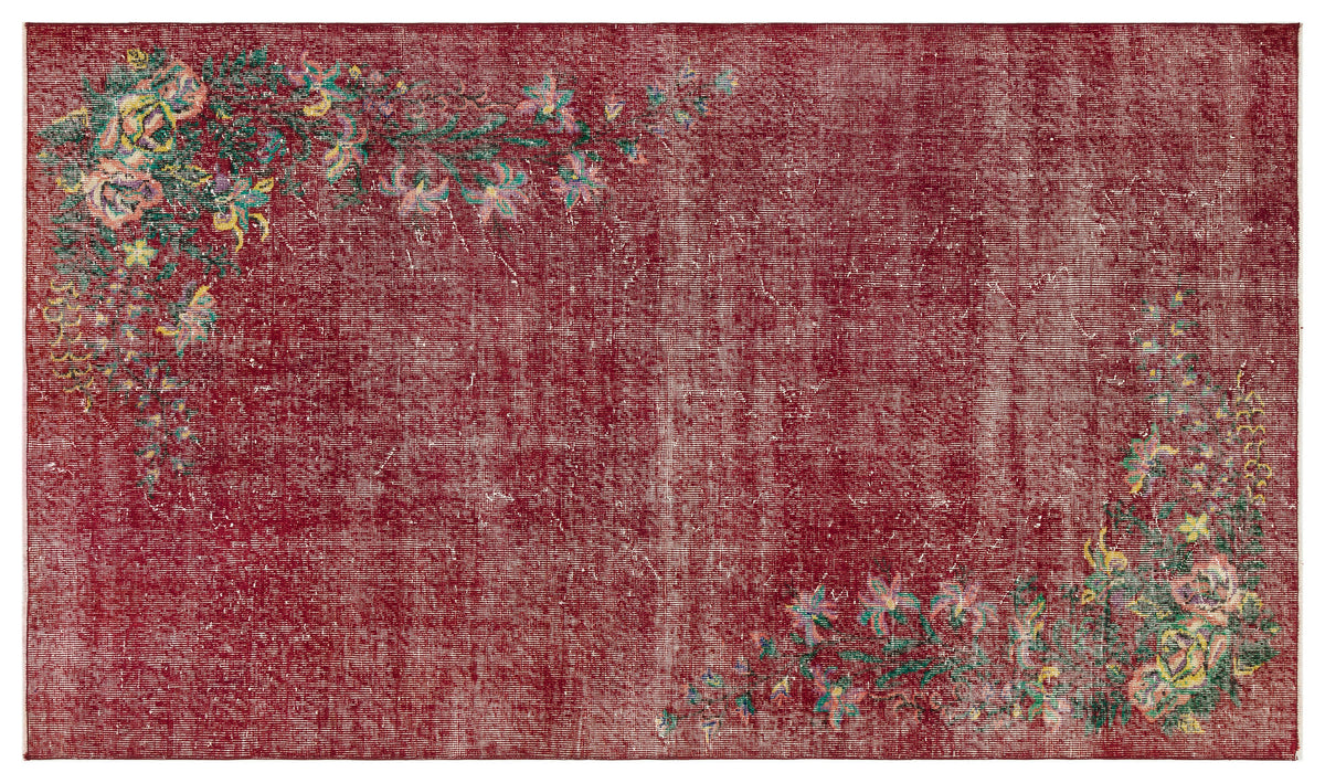 Naturel Over Dyed Vintage Rug 4&#39;10&#39;&#39; x 8&#39;5&#39;&#39; ft 148 x 256 cm