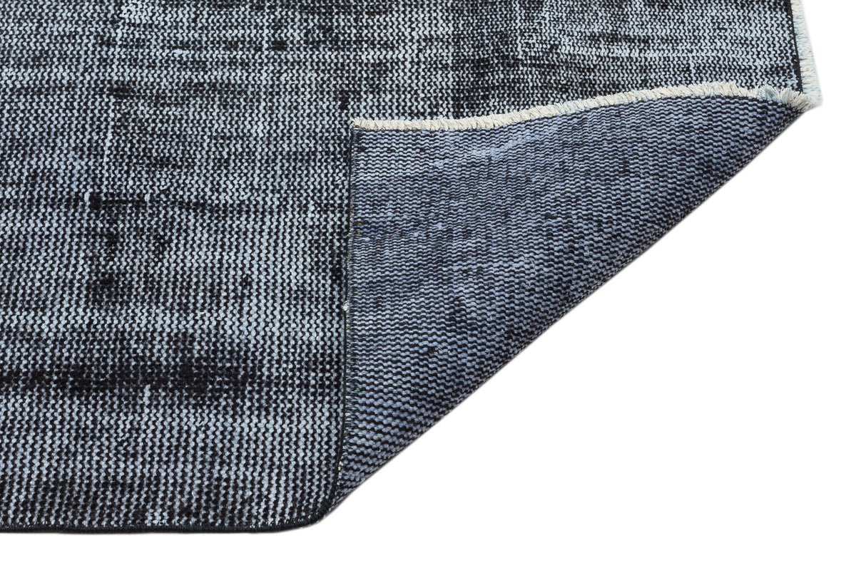 Gray Over Dyed Vintage Rug 4&#39;10&#39;&#39; x 8&#39;9&#39;&#39; ft 148 x 267 cm