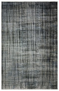 Black Over Dyed Vintage Rug 6'0'' x 9'1'' ft 184 x 278 cm