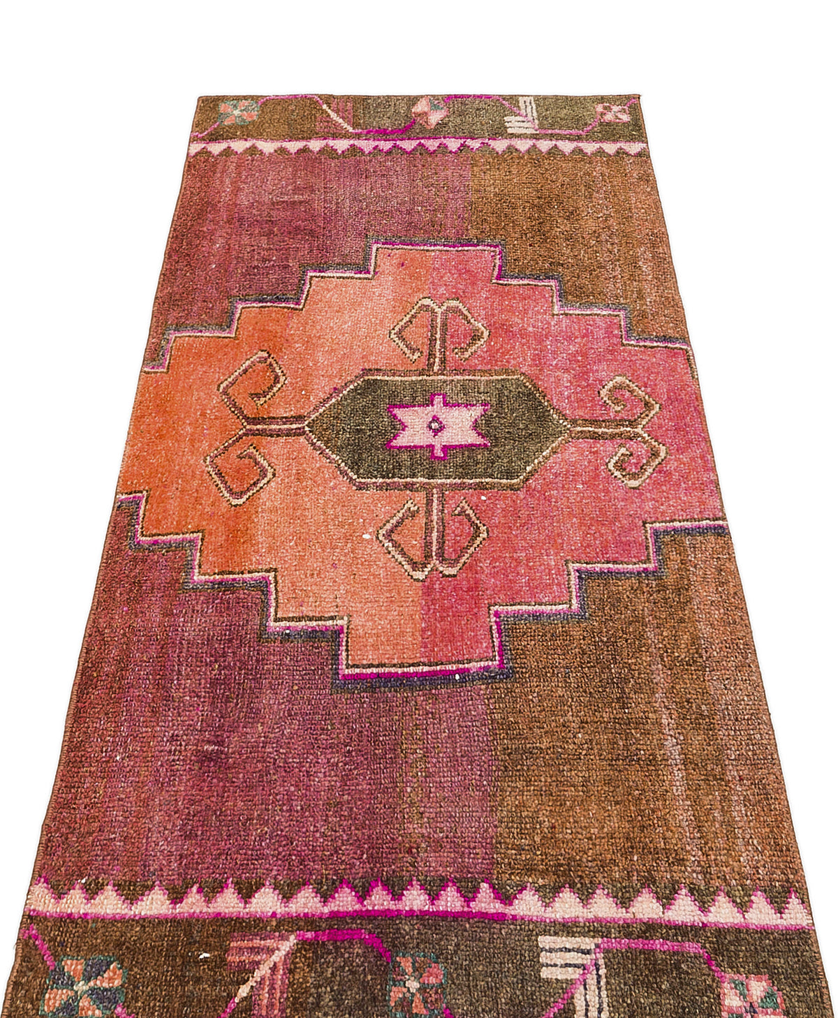 Natural Anatolium Turkish Vintage Rug 2&#39;6&#39;&#39; x 4&#39;7&#39;&#39; ft 75 x 140 cm