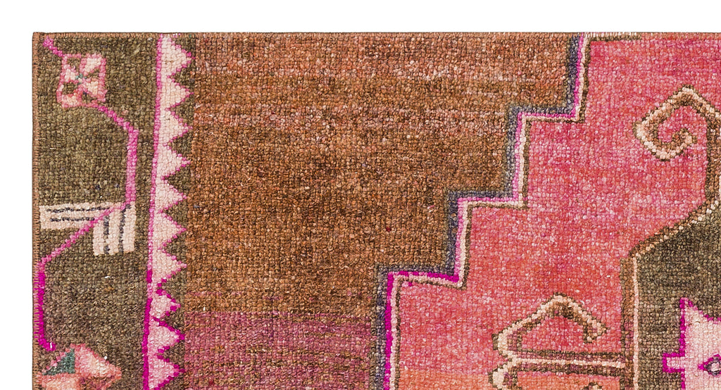 Natural Anatolium Turkish Vintage Rug 2'6'' x 4'7'' ft 75 x 140 cm