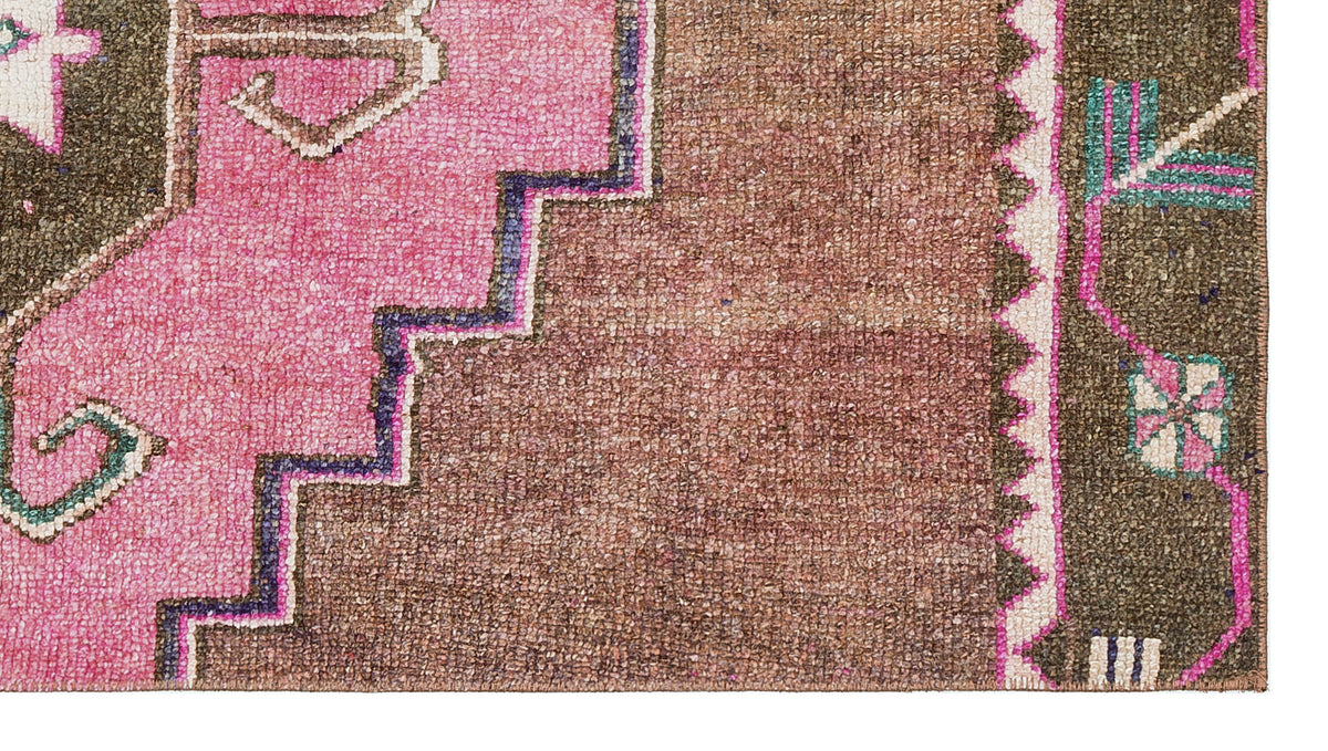 Natural Anatolium Turkish Vintage Rug 2&#39;7&#39;&#39; x 4&#39;8&#39;&#39; ft 79 x 142 cm