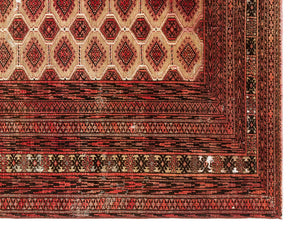 Natural Anatolium Turkish Vintage Rug 3'12'' x 5'1'' ft 121 x 156 cm
