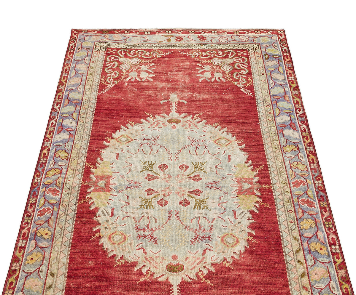 Natural Anatolium Turkish Vintage Rug 3&#39;3&#39;&#39; x 4&#39;6&#39;&#39; ft 100 x 137 cm