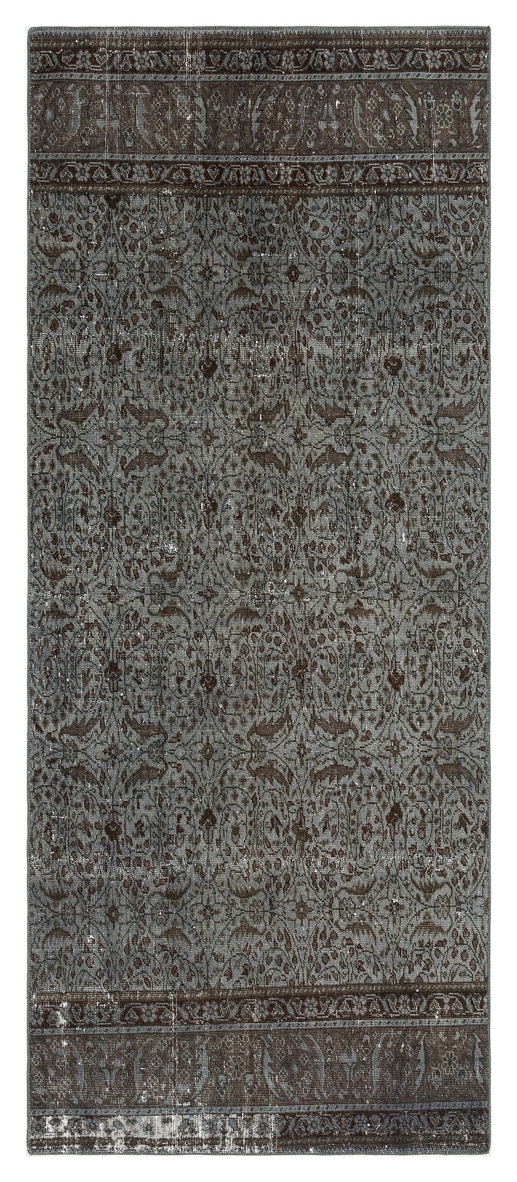 Natural Anatolium Turkish Vintage Runner 2'8'' x 6'6'' ft 82 x 198 cm