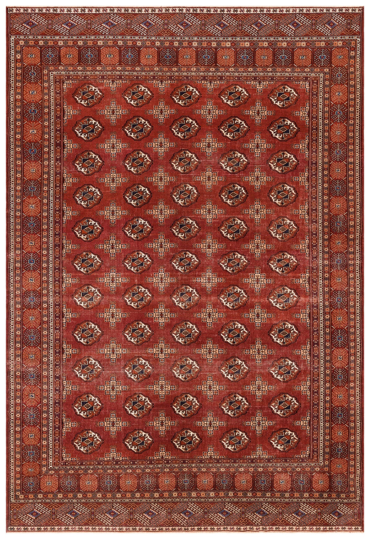Natural Anatolium Turkish Vintage Rug 8&#39;10&#39;&#39; x 12&#39;10&#39;&#39; ft 268 x 390 cm