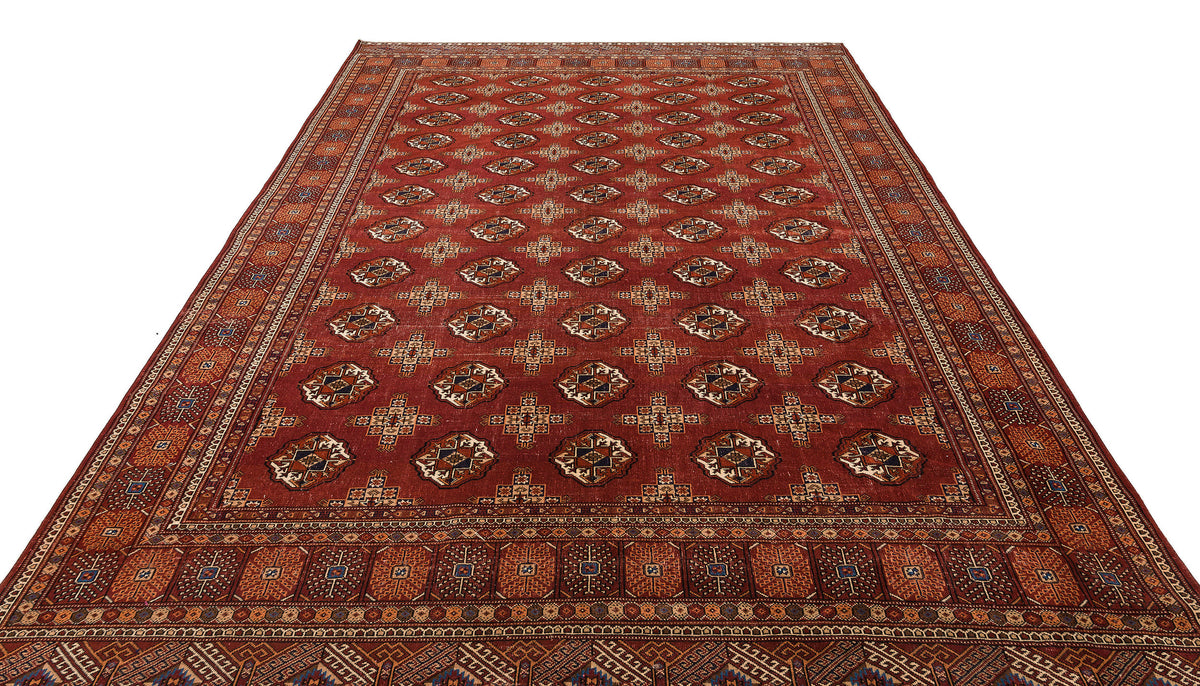 Natural Anatolium Turkish Vintage Rug 8&#39;10&#39;&#39; x 12&#39;10&#39;&#39; ft 268 x 390 cm