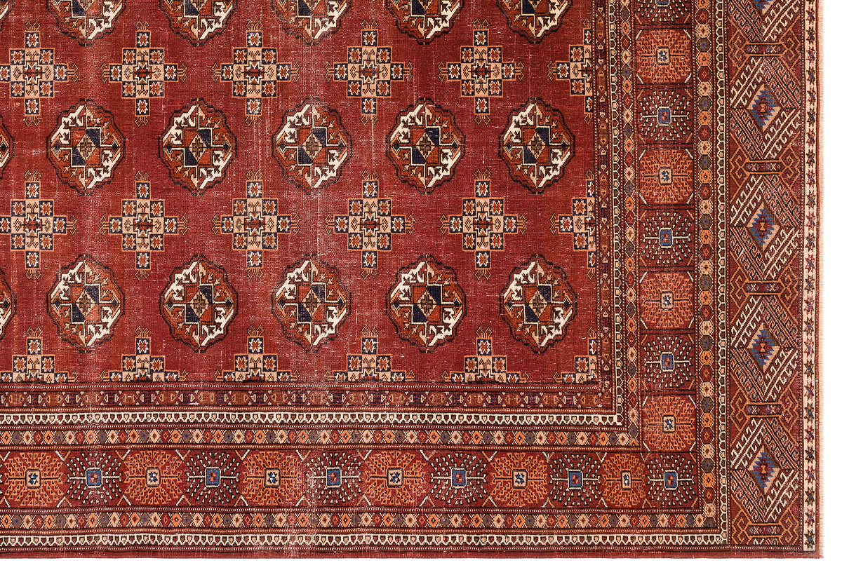 Natural Anatolium Turkish Vintage Rug 8&#39;10&#39;&#39; x 12&#39;10&#39;&#39; ft 268 x 390 cm
