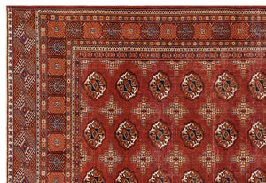 Natural Anatolium Turkish Vintage Rug 8'10'' x 12'10'' ft 268 x 390 cm