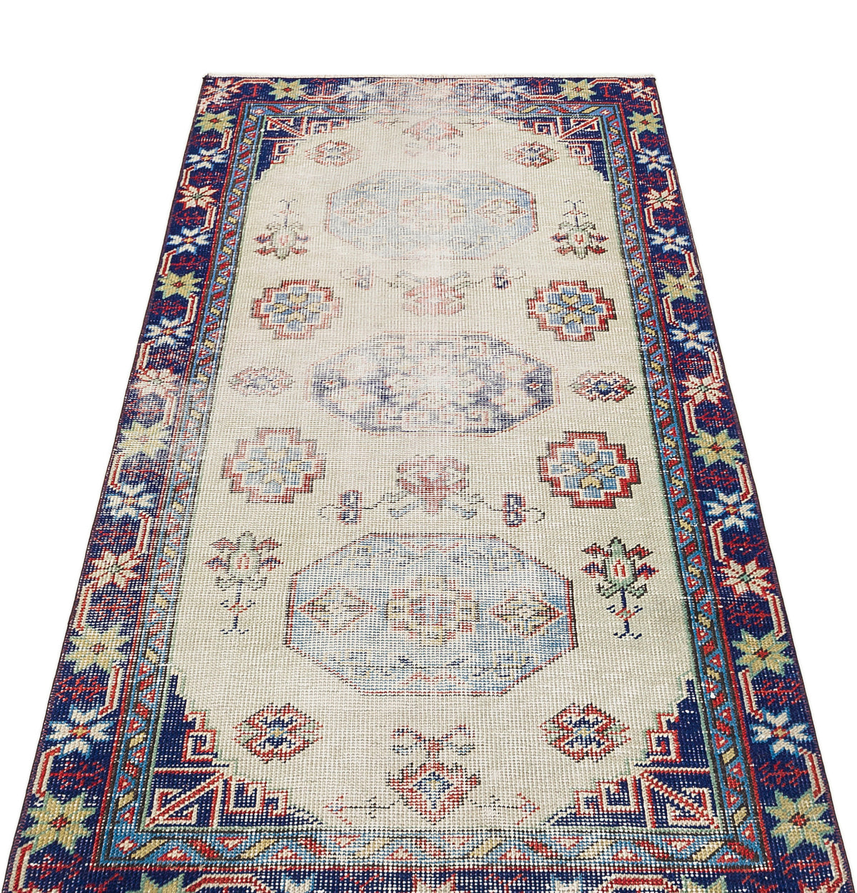 Natural Anatolium Turkish Vintage Rug 2&#39;10&#39;&#39; x 5&#39;6&#39;&#39; ft 87 x 168 cm