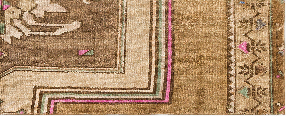 Natural Anatolium Turkish Vintage Runner 2&#39;7&#39;&#39; x 6&#39;3&#39;&#39; ft 78 x 191 cm