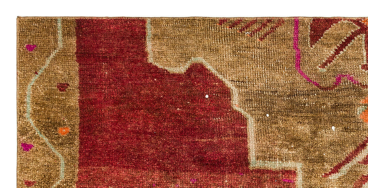 Natural Anatolium Turkish Vintage Rug 3&#39;2&#39;&#39; x 6&#39;6&#39;&#39; ft 96 x 197 cm