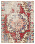 Natural Anatolium Turkish Vintage Rug 4'5'' x 5'7'' ft 134 x 170 cm