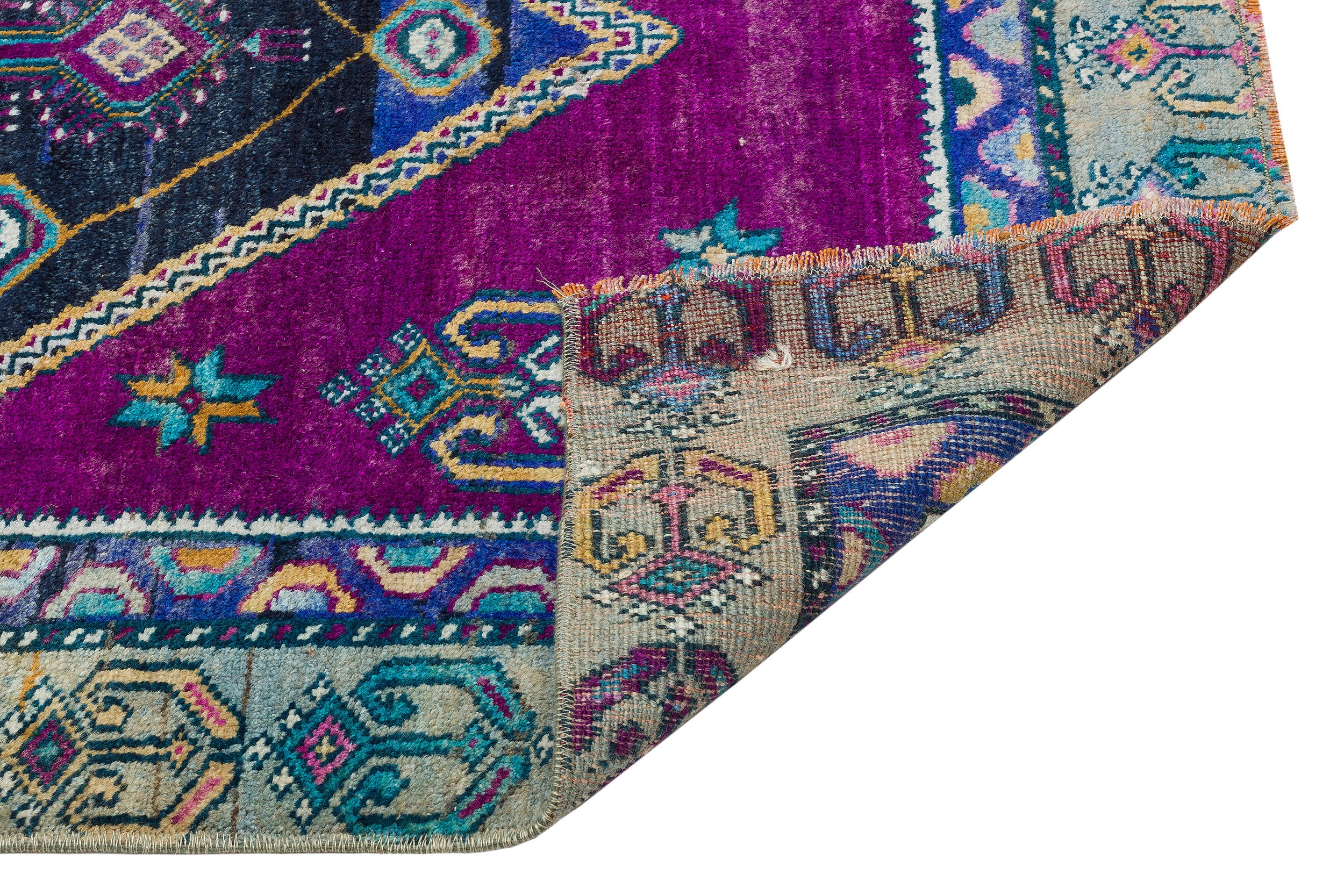 Natural Anatolium Turkish Vintage Runner 3'1'' x 6'7'' ft 95 x 200 cm