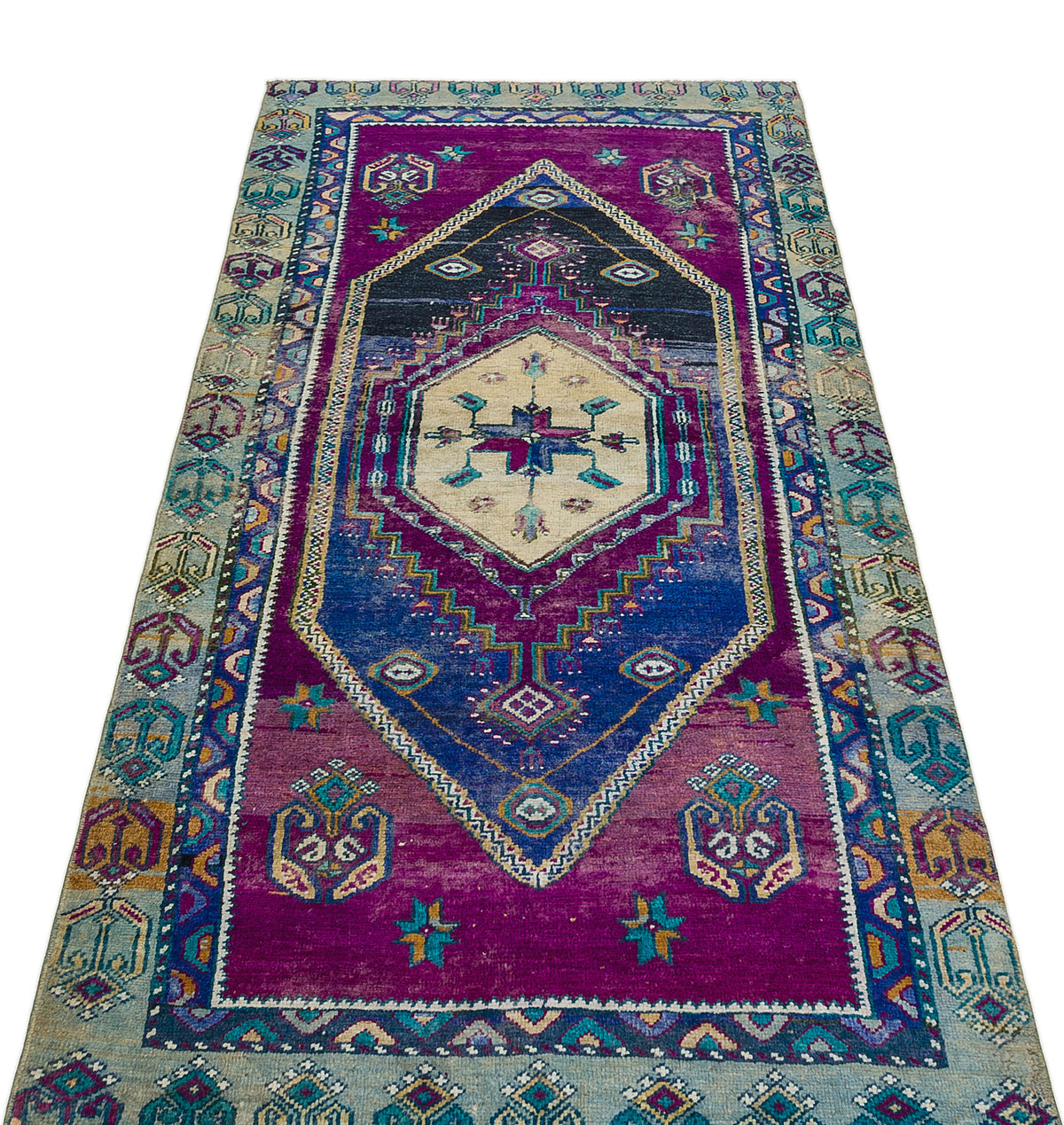 Natural Anatolium Turkish Vintage Runner 3&#39;1&#39;&#39; x 6&#39;7&#39;&#39; ft 95 x 200 cm
