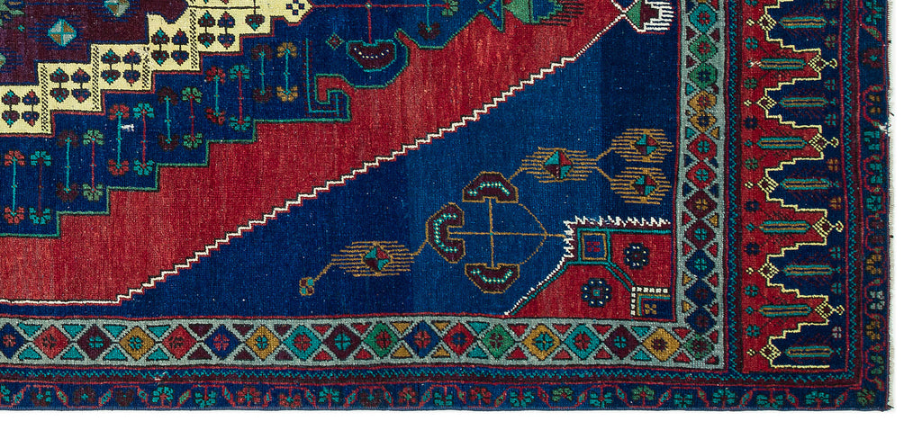 Natural Anatolium Turkish Vintage Rug 4'6'' x 9'11'' ft 138 x 302 cm