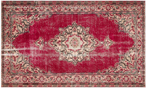 Traditional Design Natural Aged Vintage Rug 5'12'' x 9'11'' ft 182 x 302 cm