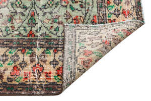 Retro Design Naturel Over Dyed Vintage Rug 5'12'' x 8'8'' ft 182 x 263 cm