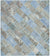 Blue Over Dyed Patchwork Unique Rug 9'3'' x 10'5'' ft 282 x 317 cm