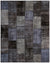 Gray Over Dyed Patchwork Unique Rug 7'10'' x 9'10'' ft 240 x 300 cm
