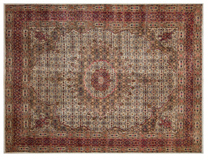 Heritage Natural Semi Antique XL Vintage Rug 9'9'' x 13'1'' ft 296 x 400 cm