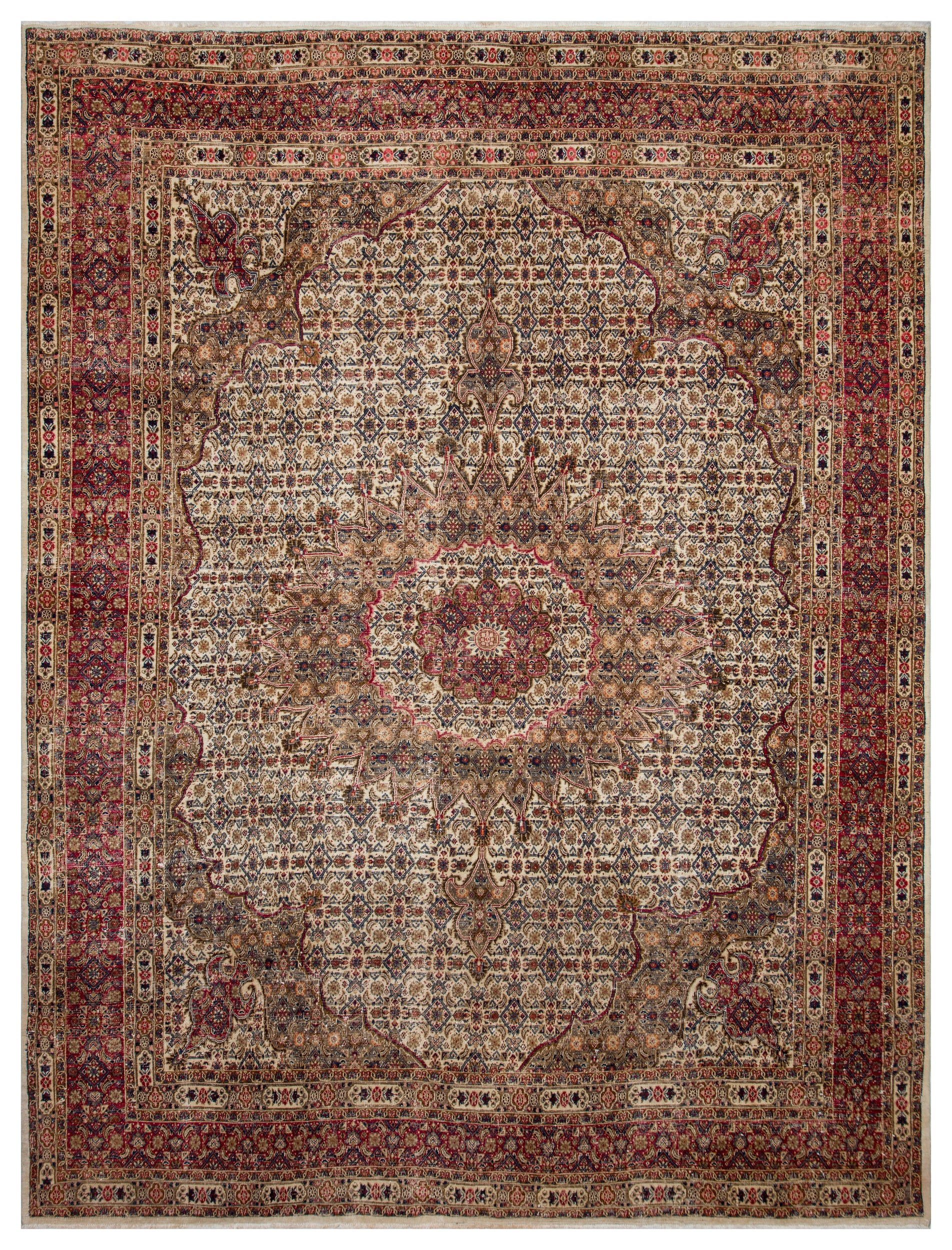 Heritage Natural Semi Antique XL Vintage Rug 9'9'' x 13'1'' ft 296 x 400 cm