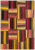 Naturel Over Dyed Kilim Patchwork Unique Rug 5'2'' x 7'6'' ft 157 x 228 cm