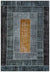 Gray Over Dyed Patchwork Unique Rug 6'3'' x 9'1'' ft 190 x 276 cm