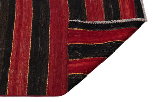 Striped Over Dyed Kilim Rug 2'9'' x 14'8'' ft 84 x 448 cm