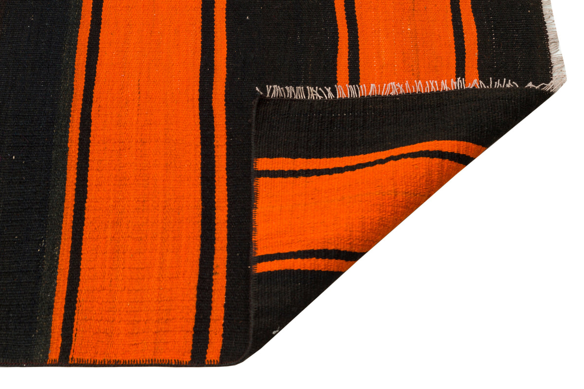 Striped Over Dyed Kilim Rug 2&#39;8&#39;&#39; x 10&#39;0&#39;&#39; ft 81 x 305 cm