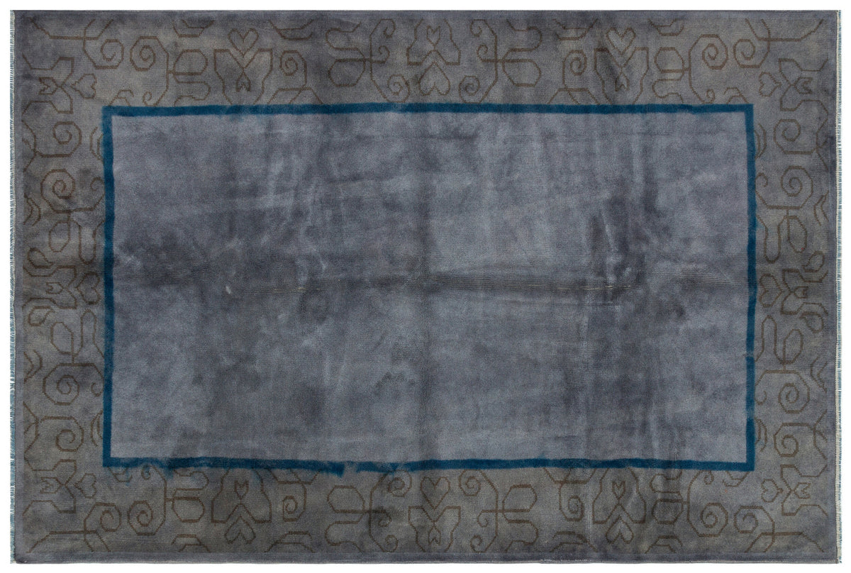 Natural Anatolium Turkish Vintage Rug 5&#39;1&#39;&#39; x 7&#39;7&#39;&#39; ft 154 x 231 cm