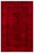 Red Over Dyed Anatolium Rug 6'7'' x 10'2'' ft 200 x 310 cm