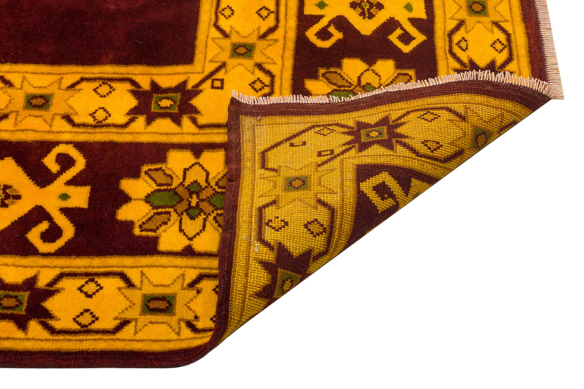 Natural Anatolium Turkish Vintage Rug 6&#39;8&#39;&#39; x 8&#39;10&#39;&#39; ft 204 x 270 cm