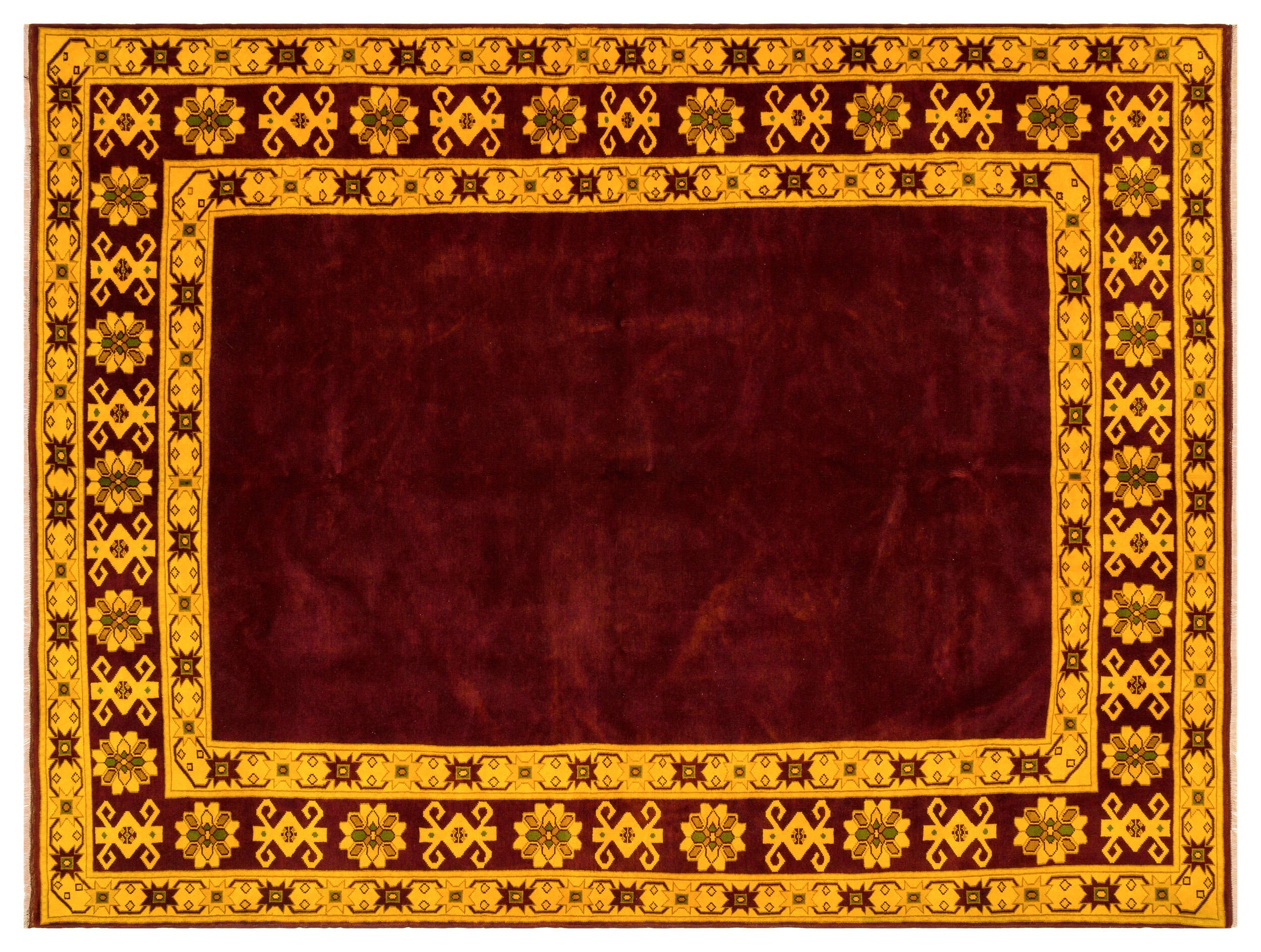 Natural Anatolium Turkish Vintage Rug 6'8'' x 8'10'' ft 204 x 270 cm