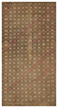Geometric Over Dyed Kilim Rug 5'4'' x 9'9'' ft 163 x 297 cm